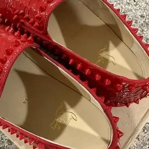 COPY - AUTH NEW MEN CHRISTIAN LOUBOUTIN PIK BOAT SPIKE PYTHON CRYSTAL EU 41 USA… Christian Louboutin | Shoes | Copy Auth New Men Christian  main image 3
